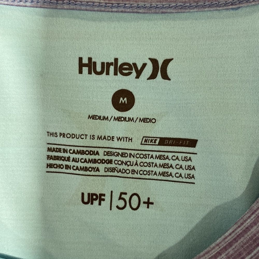 Hurley Men’s Dri Fit Exist t-shirt upf 50+, size M. - Picture 5 of 8